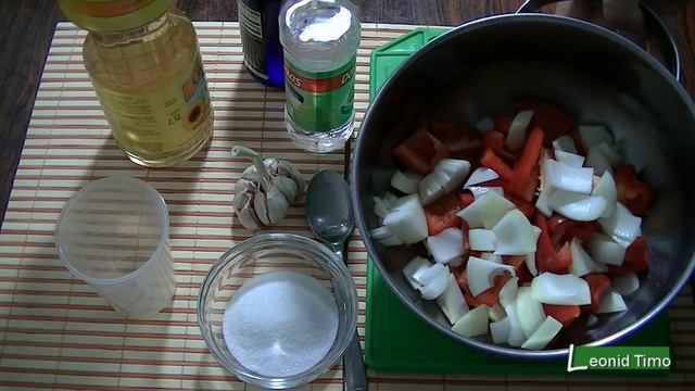 ЛЕЧО ИЗ ПЕРЦА С ЛУКОМ - "ЛЕЧО ЗА 60 МИНУТ" на ЗИМУ. рецепт смотреть онлайн