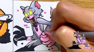 Drawing FNF - Glitched Legends [Learn with Pibby] PVZ / Red / Peashooter / Annoying Orange