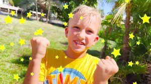 Vlad dan Niki - Tantangan Hari Lapangan dengan superstar WWE