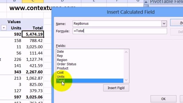 Create a Calculated Field in Excel Pivot Table смотреть онлайн