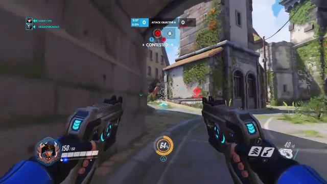 Overwatch Anniversary competitive Tracer, butt warning. смотреть онлайн