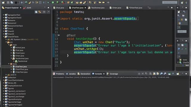 Tests unitaires en Java смотреть онлайн
