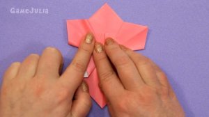 Простой Цветок из бумаги на 8 Марта для мамы / Origami Flower for mom