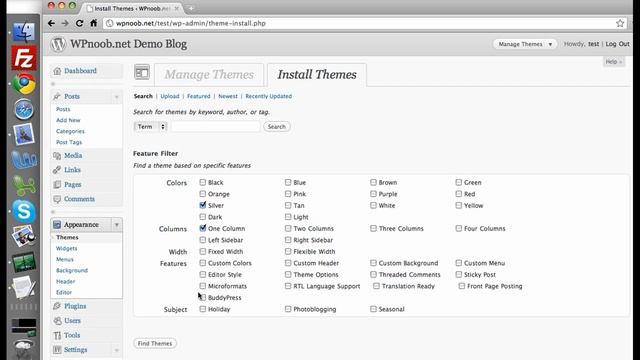 Installing A WordPress theme from WordPress directory смотреть онлайн