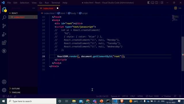How to use JSX in HTML | ReactJs Tutorial | React Js Basics смотреть онлайн