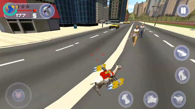 Goat Sim 2017 - Scary Goat Simulator Rampage 3D Free - Android Gameplay HD смотреть онлайн