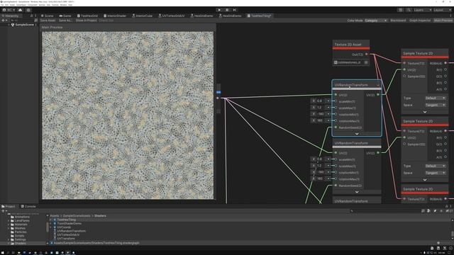 Texture Tiling Without Repetition - Shader Graph Basics - Episode 47 смотреть онлайн