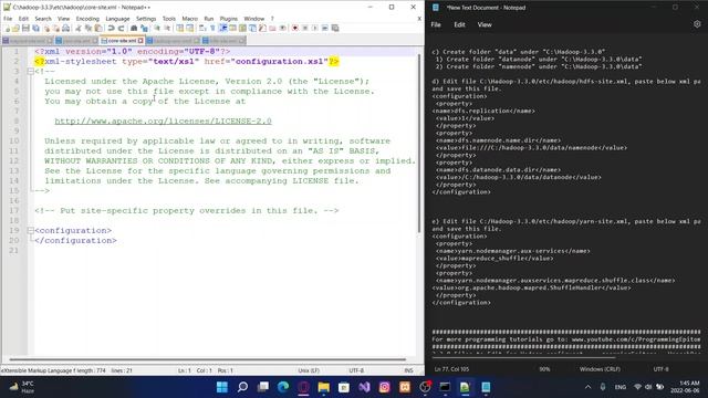 How To Install Hadoop 3.3.3 On Windows 11 смотреть онлайн