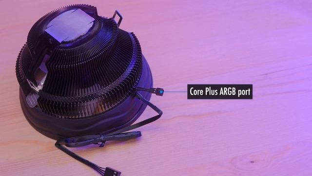 AeroCool Core Plus Air Cooler - How to Connect to Your Addressable RGB Motherboard смотреть онлайн
