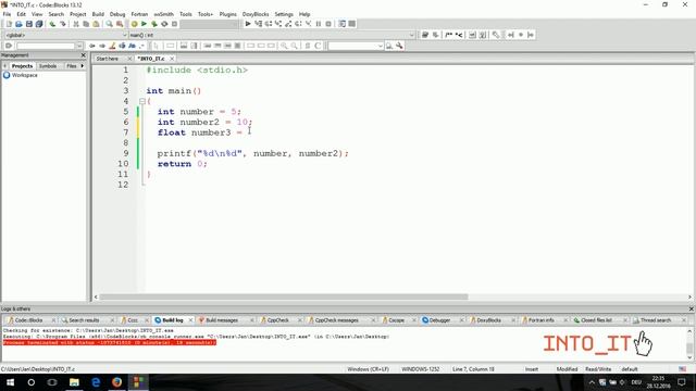 C Programmieren - (Printf, Platzhalter, formatierte Ausgabe) смотреть онлайн