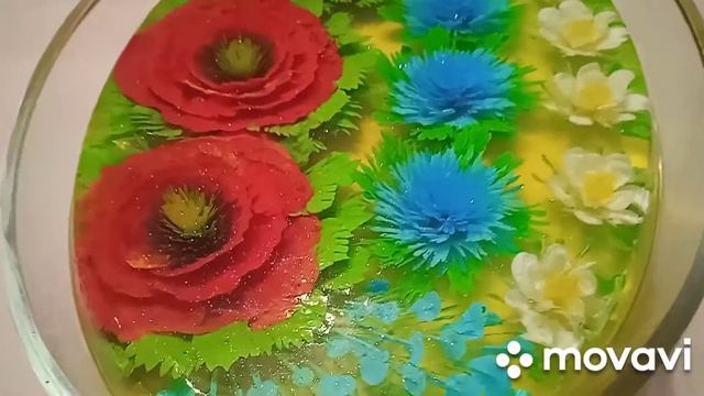 3D Желе#желатин #цветы в желе#десерт желейный смотреть онлайн
