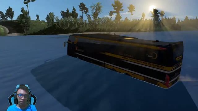 BUS RACING NEKAT LEWAT JALUR SEMPIT ETS 2