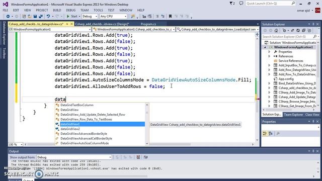 C# Tutorial - How To Add CheckBox Column To DataGridView In C# [ With Source Code ] смотреть онлайн