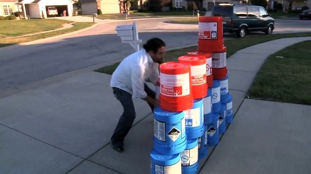 Minute To Win It ! stack attack super size! AKA "The Game God" Matthew смотреть онлайн