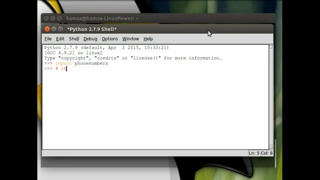 install phonenumbers library for Python (Linux) смотреть онлайн