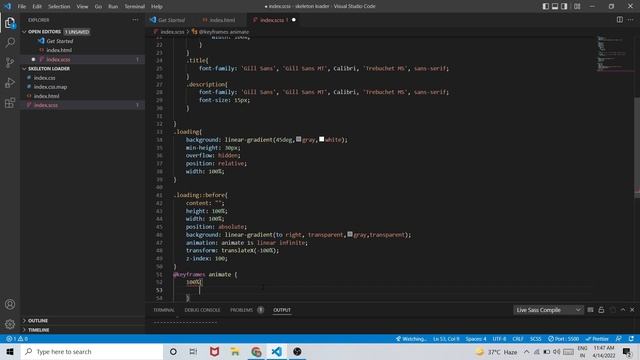 Create Skeleton Loading with JavaScript, CSS Animation, and HTML | NSCODE смотреть онлайн