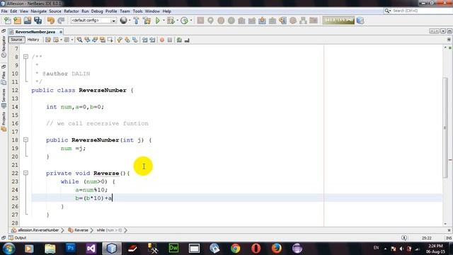 How to Reverse Number Java Netbeans смотреть онлайн