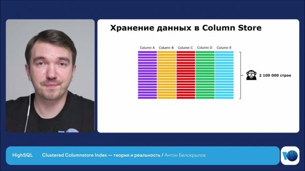 Clustered Columnstore Index — теория и реальность | Антон Белокрылов, ведущий разработчик ЮMoney