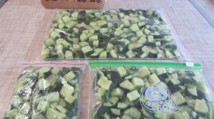 Для чего я замораживаю огурцы на зиму? Простой способ заморозки.