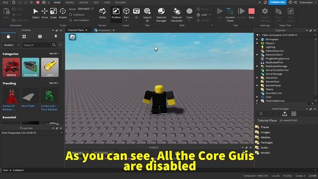 How to Disable Chat, Reset Button & More | Roblox Studio 2023 смотреть онлайн