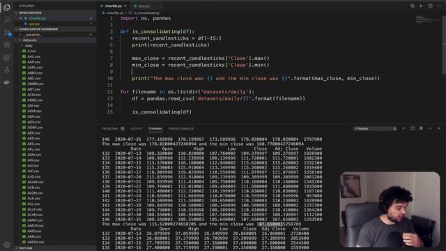 Finding Breakout Candidates with Python and Pandas смотреть онлайн