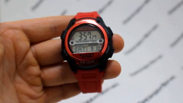 Часы Casio Illuminator W-756-4A [W-756-4AVEF] - видео обзор от PresidentWatches.Ru смотреть онлайн