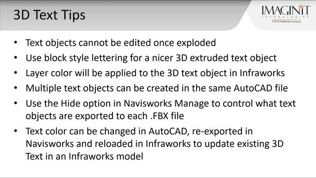 Custom 3D Text In Infraworks (Updated) смотреть онлайн