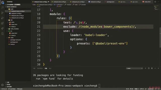 11.4 Babel配置｜Webpack构建环境｜从ES6到ES11JS全版本JavaScript语法详解 смотреть онлайн