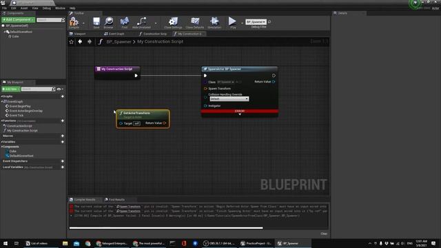 Unreal Engine 4 | Spawn Actor From Class with Editor Script смотреть онлайн
