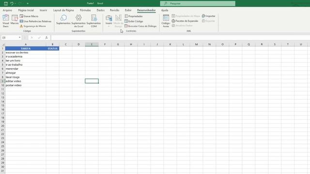 Como criar uma caixa de seleção em uma lista no Excel Tutorial - passo a passo смотреть онлайн