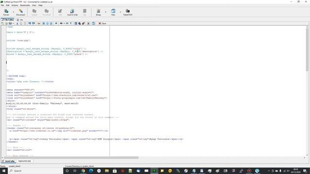 Insert Data Into MySQL Using PHP смотреть онлайн
