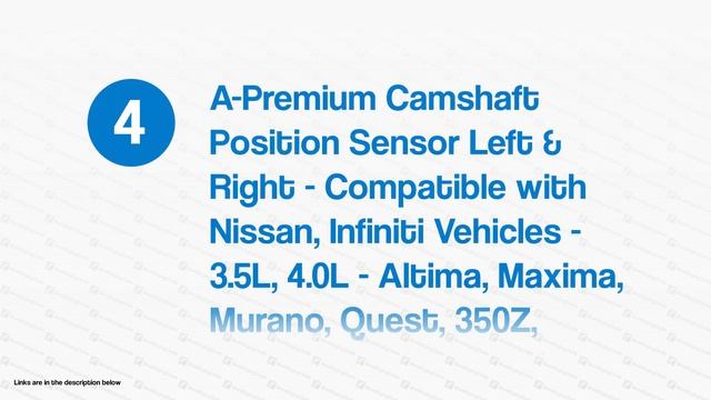 Best Automotive Replacement Camshaft Position Sensors (May 2023) смотреть онлайн