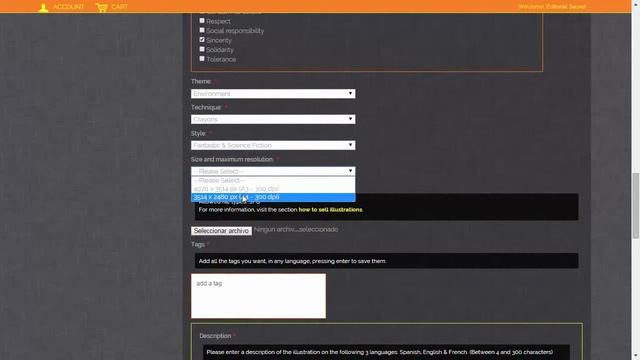Tutorial: How to upload an illustration to imartgine.com смотреть онлайн