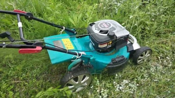 Газонокосилка klever dym 1577 b&s 625e 190cc косим бурьян