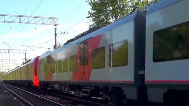 Новые электропоезда ЭС1-048 + ЭС1-050 "Ласточка" смотреть онлайн
