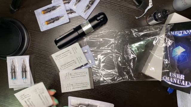 Ambition Soldier Wireless Tattoo Machine - TATTOOING FOR THE FIRST TIME ON FAKE SKIN смотреть онлайн