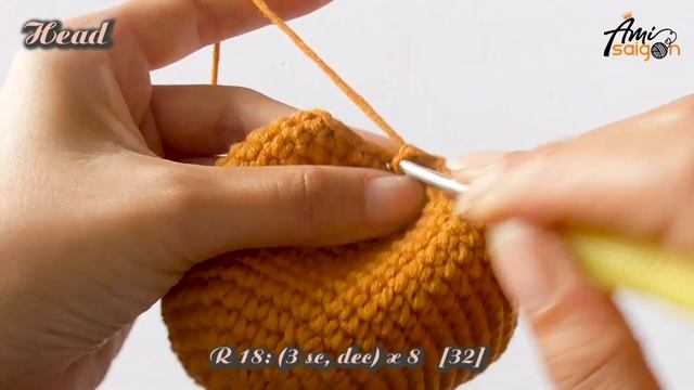 #479 | SKZOO Han Quokka  Amigurumi (1/4) | How To Crochet Animals Amigurumi | @AmiSaigon