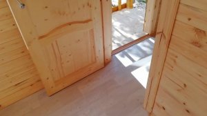 Бытовка дачная 5х3м с крыльцом 1х1м со сборкой на участке