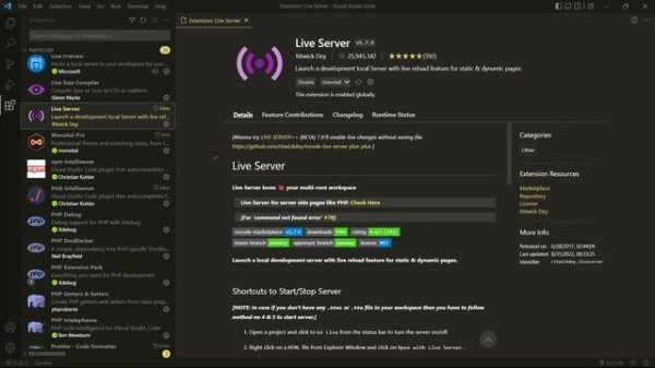My VsCode Top Web Development Extensions 2022