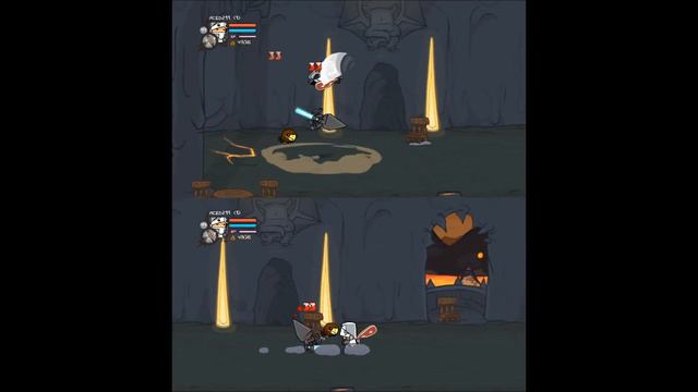 Castle Crashers - Juggling vs Ground Combos смотреть онлайн