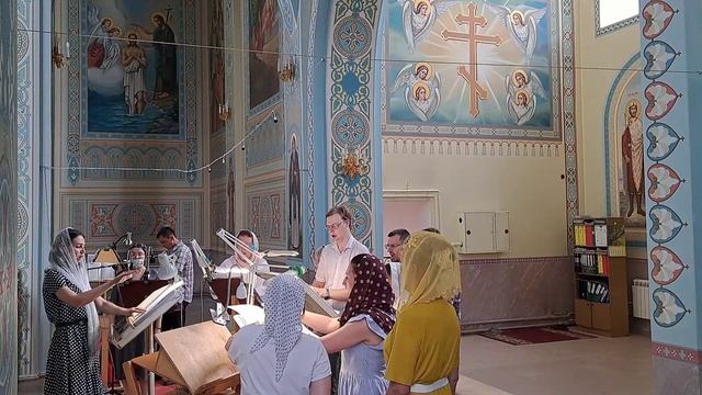 Стихиры на "Господи Воззвах". глас 8-й, Всех святых глас 6-й. смотреть онлайн