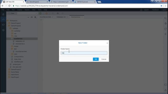 SAPUI5 - Mock Server смотреть онлайн
