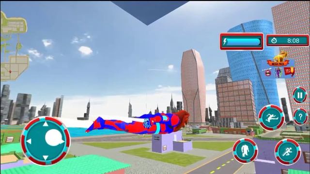 US Police Flying Robot Animals and Humans Rescue Game - Ambulance Game - android gameplay. смотреть онлайн