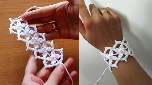 САМЫЙ КРАСИВЫЙ БРАСЛЕТ КРЮЧКОМ !!!