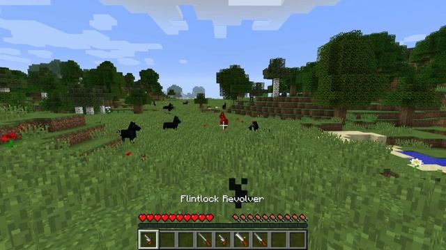 Minecraft | Matchlock guns mod demonstration [1.12.2] | смотреть онлайн