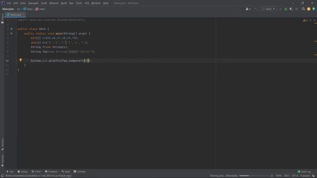 Java | Обработка символьных строк смотреть онлайн
