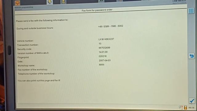 MAN ffr key programming cable смотреть онлайн