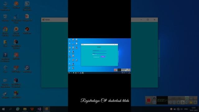 Registratsiya C# dasturlash tilida|Sql server|Registration C# programming смотреть онлайн