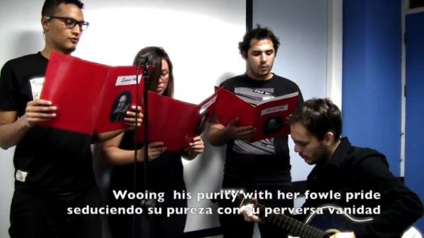 Sonnet 144-Original Pronunciation-read by University of Costa Rica students