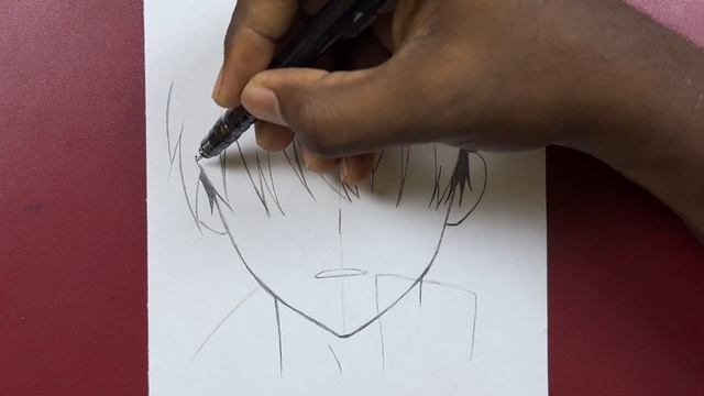 Easy sketch | how to draw anime boy with easy steps смотреть онлайн
